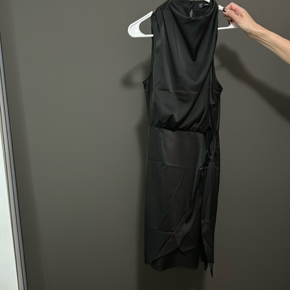 Black mini cocktail dress
